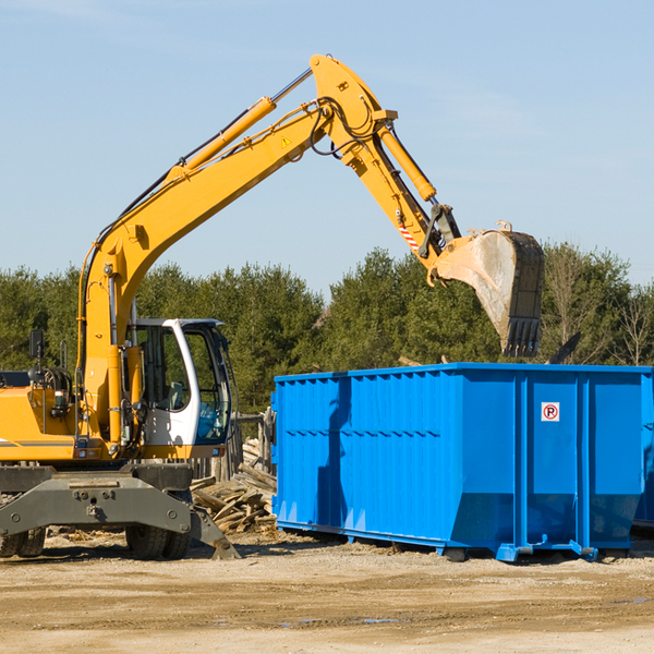 are there any restrictions on where a residential dumpster can be placed in Corbin